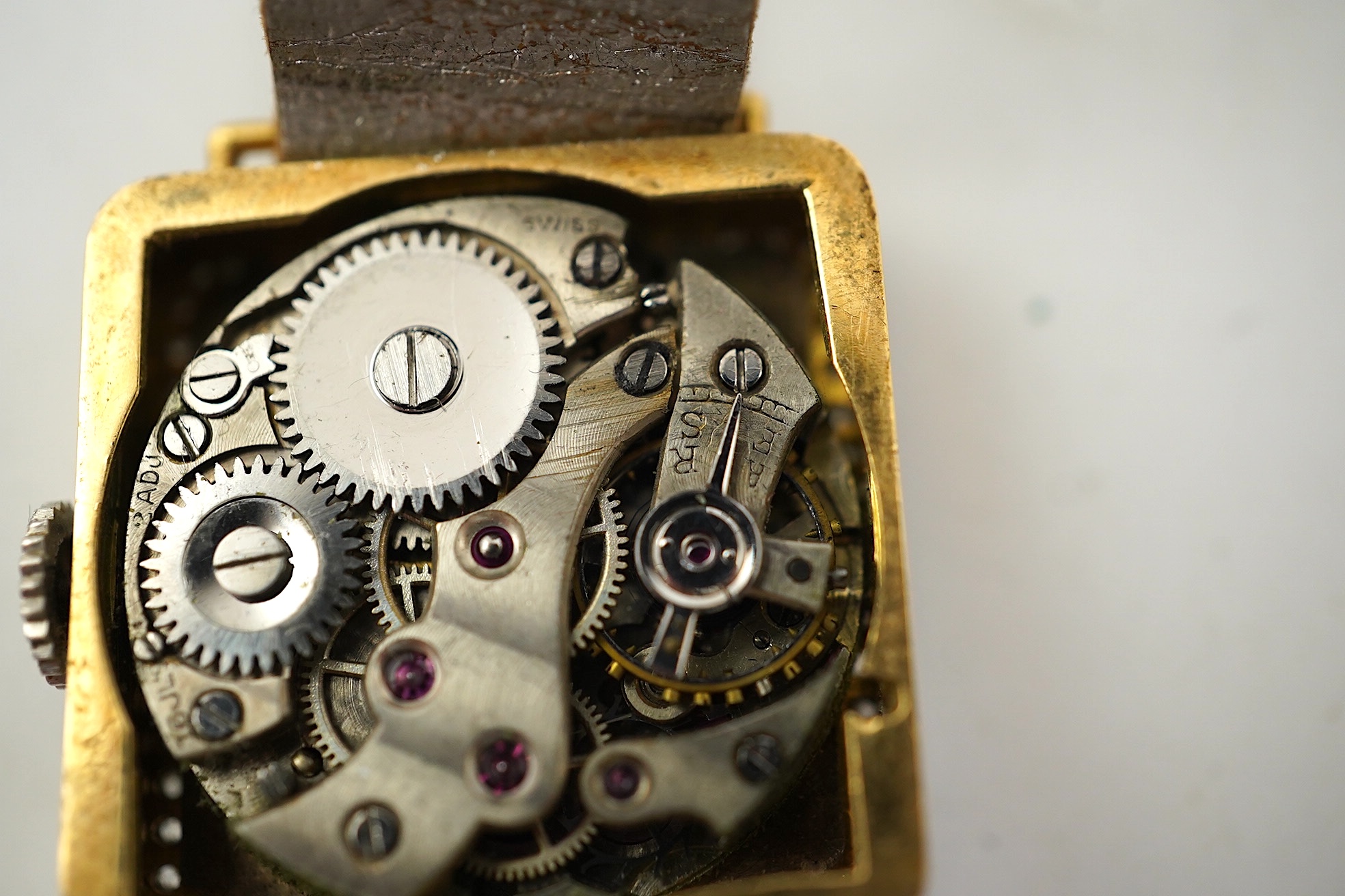 A lady's Art Deco diamond cocktail watch, circa 1919